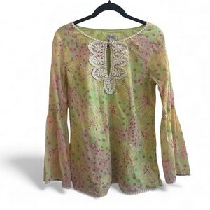 Lilly Pulitzer Kentucky Derby “Fillies for Lilies “ Tunic Size Medium
